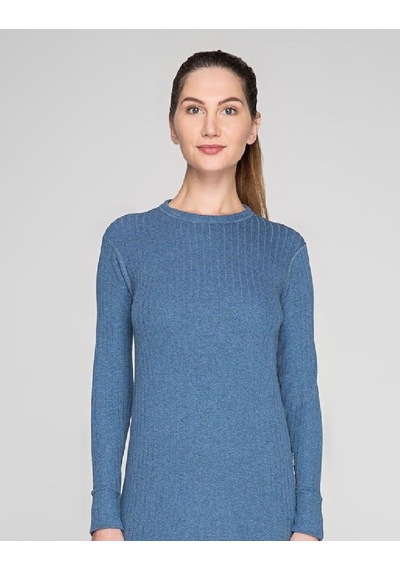 Thermoform Soft Unisex Uzun Kol Termal İçlik Fanila Lacivert Renkli