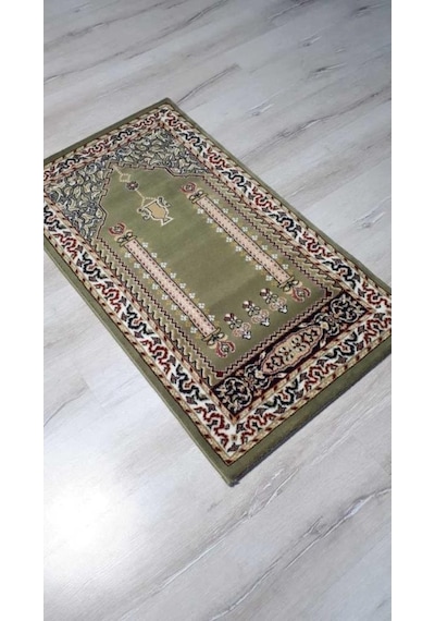 Saray Halı Namazlık Seccade S0557Y00 Yeşil 65X115 Cm