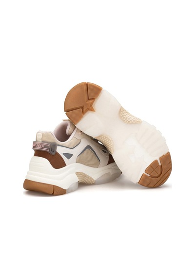 Dark Seer Ds Linda Sneaker 2025 Kadın Bej-karamel