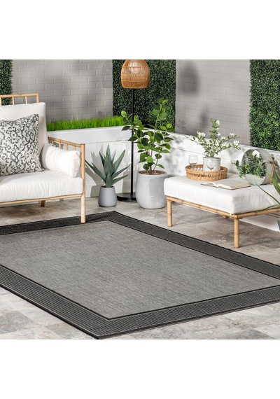 Gris Sınır Açık Halı 2 'x 3' Gri Açik Gri