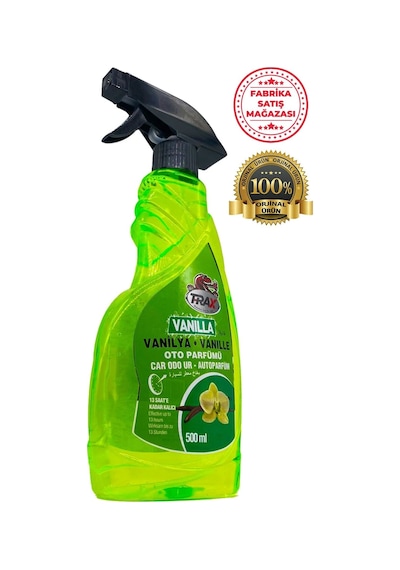 Vanilya Kokulu Ferah Oto Ev Oda Sprey Parfüm Vanilya 500 Ml