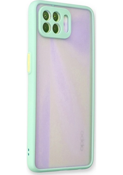 Cosmotex Newface Oppo Reno 4 Lite Kılıf Montreal Silikon Kapak - Turkuaz
