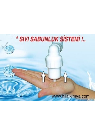 Merkezi Sistem Depolu Sabunluk Alttan Basmalı Musluk Beyaz