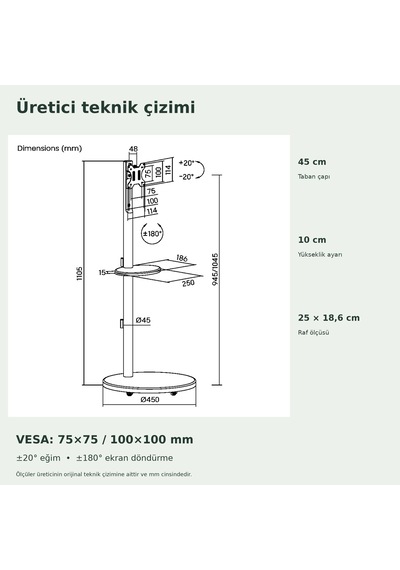 Npo Std3811 17 37" Ahşap Kayın Tekerlekli Raflı Dikey/yatay Açı Ayarlı Mobil Monitör Ve Tv Standı Diğer Npo Std3811 17 37" Ahşap Kayın Tekerlekli Raflı Dikey/yatay Açı Ayarlı Mobil Monitör Ve Tv Standı Diğer