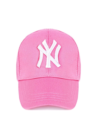 Unisex 2'li Set Pembe ve Mint Yeşili Ny New York Beyzbol Şapka - Unisex Pembe - Mint