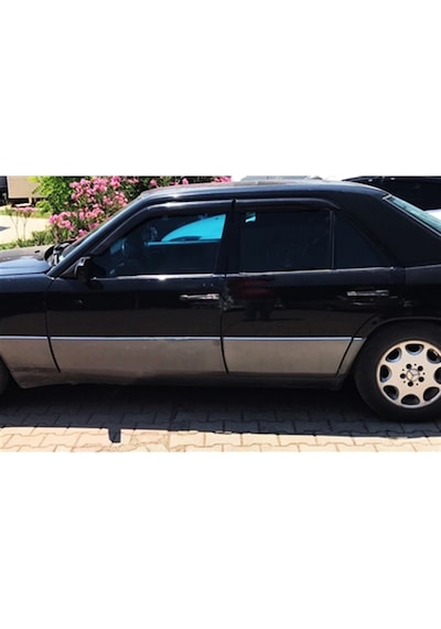 Mercedes E Klasse W124 Krom Cam Çıtası 1984-1995 4 Parça Paslanma