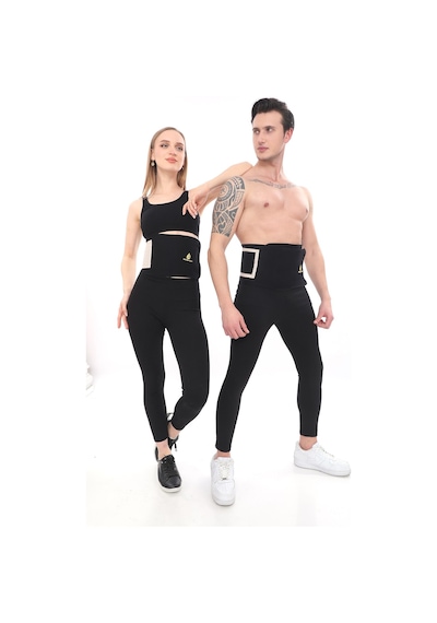 Sh Mağazacılık Unisex Termal Terleten  Ten  Bel Korse Kemer Ten Rengi