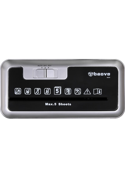 Baove PS510 Evrak İmha Makinesi ve Kağıt İmha, Kredi Kartı İmha Makinesi - Çapraz Kesim - 9 L