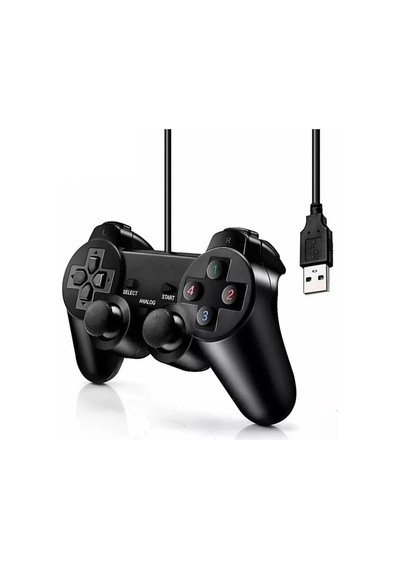 İmextech Bilişim Burada Pl-2596 Pc Uyumlu Joystick Oyun Kolu Gamepad, Siyah Bbpl2596