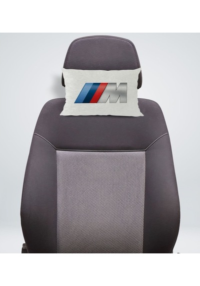 Bk Gift Bmw M Tasarımlı Dikdörtgen Araç Koltuk Yastığı-1