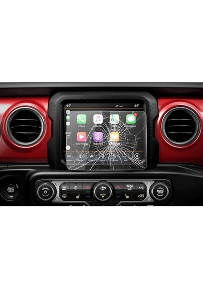 Jeep Wrangler Mat Ekran Koruyucu 8.4 İnç Multimedya Uyumlu