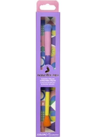 Colorfully Çift Açılı Kapatıcı Ve Karıştırma Fırçası