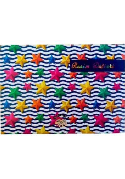 60 Yaprak Resim Defteri Orta Boy 21x29.5 Cm Kenarı Cırtlı 1 Adet