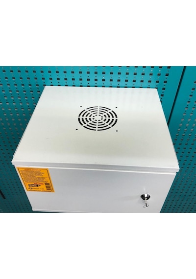 DVR Pano/Box NVR CCTV Rack Kabinet Ve Monitör Koruma Kutusu 1 U 19" W39 H 25 D 33 Sac Kapak Bej