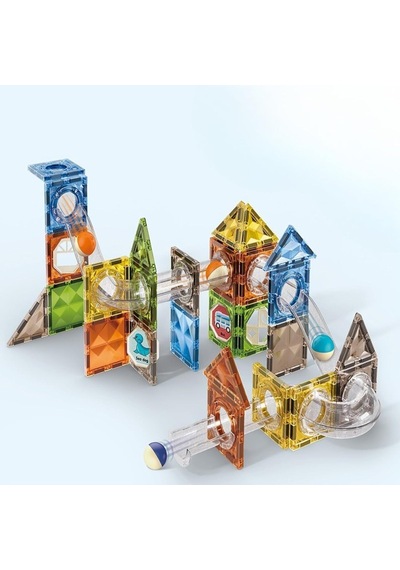 Giffy/manyetik Oyuncak Manyetik Blok Seti Stem Oyuncak 60 Parça -magic Magnetic Blocks