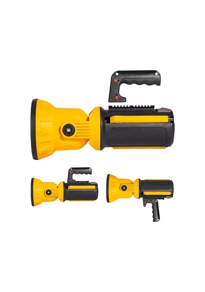 Powermaster Mx-w5164-3 Kırmızı Mavi Çakarlı Cob Ledli Şarjlı Kamp El Feneri Işıldak