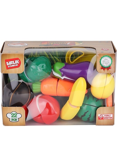 Urt007-kutu-2ab 22 Pcs Kesilebilien Sebze Meyveler