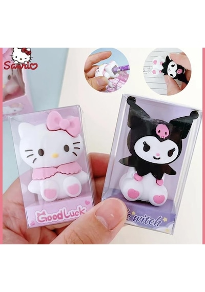 Hello Kitty Kuromi 2 Li Silgi Kalem Traş Set-917