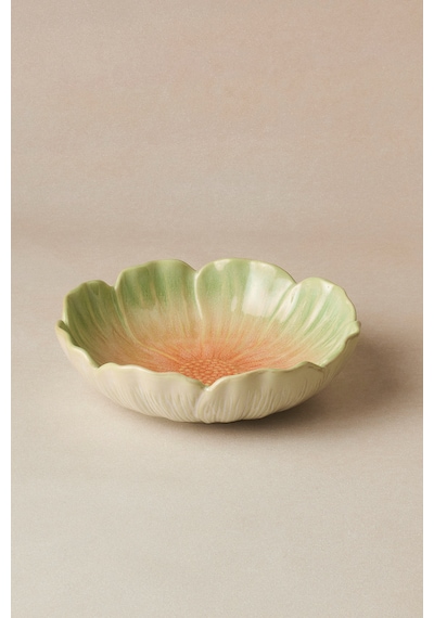 Karaca Magnolia Çukur Tabak 18 Cm Açık Yeşil