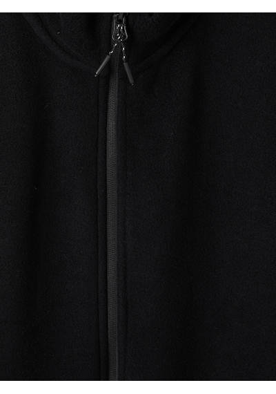 Lcwaıkıkı Classic Siyah Dik Yaka Erkek Polar Fermuarlı Sweatshirt