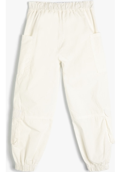 Koton Kargo Jogger Kot Pantolon Pamuklu Kapaklı Cep Detaylı Beyaz 4skg40066ad 4SKG40066AD000 Beyaz Koton Kargo Jogger Kot Pantolon Pamuklu Kapaklı Cep Detaylı Beyaz 4skg40066ad 4SKG40066AD000 Beyaz