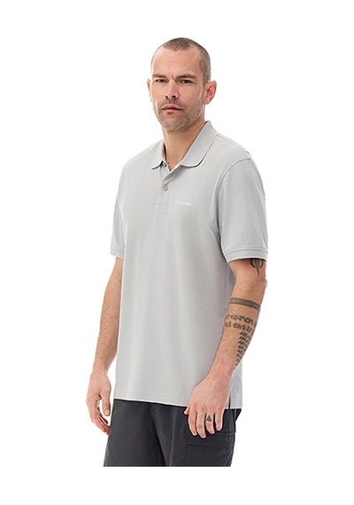 Columbia M Cascade Range Solid Polo Erkek Outdoor Tişört Cs0214 Gri