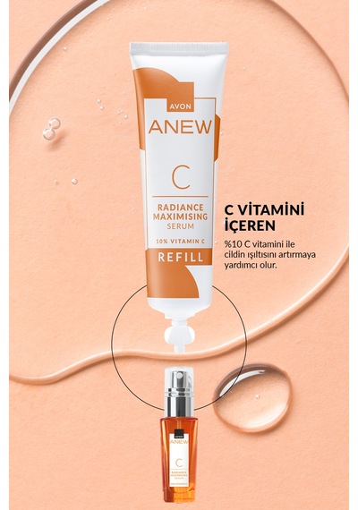 Anew Vitamin C Canlandırıcı Serum - Geri Dönüştürülebilir Yedek Tüp 30ml - 686249704