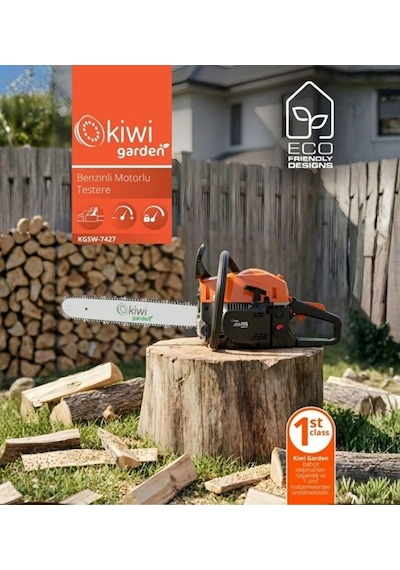 Kiwi Garden KGSW-7427 Benzin Motorlu Testere