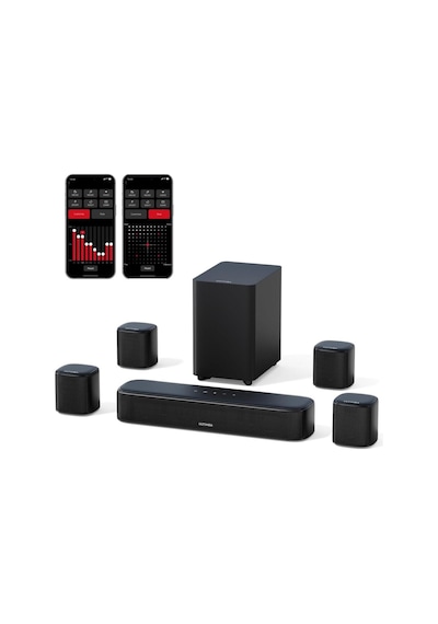 Aura A40 7.1 Kanal Soundbar4 Subwoofer Uygulama Kontrollü Sinema Ses Sistem Hoparlör U2601-133521