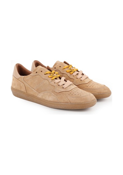 Mamma Mia Kadın Sneaker Bağcıklı Hakiki Süet Yürüyüş Hafif Taban Retro 26y-870 Sella