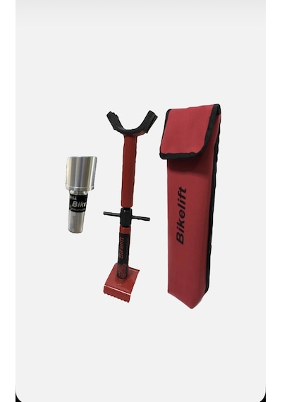 Tek Maşalı Motosikletler İçin Motosiklet Krikosu 28-42 Mm Kırmızı