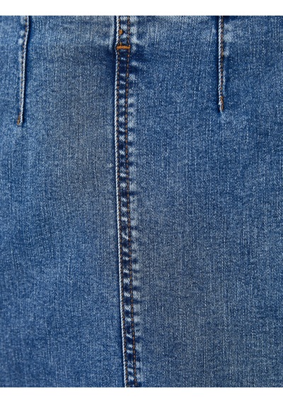Koton Midi Kot Etek Arkadan Yırtmaç Detaylı Esnek Pamuklu Koyu İndigo 4wal70015md Dark Indigo Koton Midi Kot Etek Arkadan Yırtmaç Detaylı Esnek Pamuklu Koyu İndigo 4wal70015md Dark Indigo