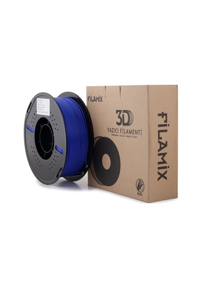 Filamix Pla+ Mavi Filament 1.75mm - Plastik Makara - 1 Kg