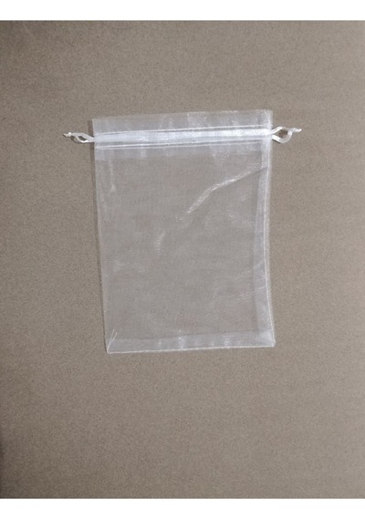 10 Adet Şeffaf Bez Kına Düğün Mevlüt Sünnet Hediye Kesesi Kese Çanta 18 Cm X 13 Cm