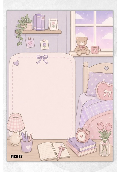 A5 Bloknot Çizgisiz Defter - 50 Yaprak - Memopad - Notepad - Not Defteri - Not Kağıdı - 3852 Çok Renkli
