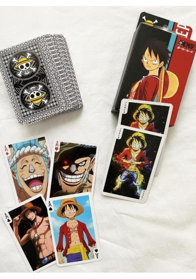 İskambil Kağıdı Anime One Piece Poker Oyun Kartı 54 Adet İskambil Destesi
