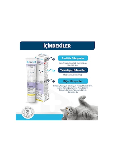 Onevet Kedi Maltı 100 Gr Tüy Yumağı Önleyici Malt Macunu