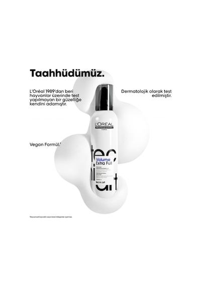 L'Oréal Professionnel Techni Art Full Volume Extra Ekstra Hacimlendirici Saç Köpüğü 250 ML