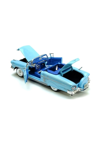 1:24 1958 Chevy Impala Metal Lisanslı Model Araba - Mavi Klasik Koleksiyonluk Çok Renkli