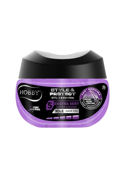 Hobby Style & Protect 360° Koruma Sağlayan Ekstra Sert Saç Jölesi 400 ML
