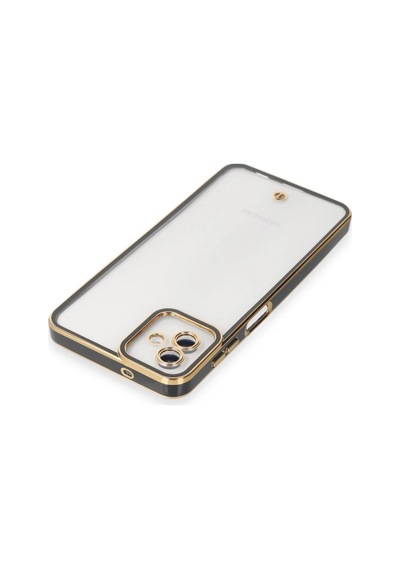 Samsung Uyumlu Galaxy A04 Kılıf Liva Lens Silikon - Siyah 0.2M-Çok Renkli