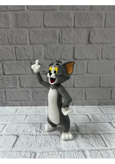 Tom Kedi Biblo 22 Cm Hediyelik Dekoratif Ev Ofis Aksesuarı