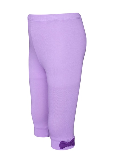 Lovetti Lila Kız Çocuk Renkli Fiyonklu Kapri 13-106L009 Lila
