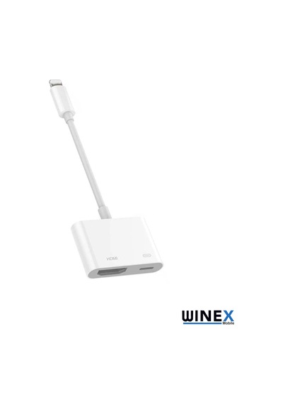 Winex Lightning 4K Digital Av Lightning Şarj Adapter Dönüştürücü