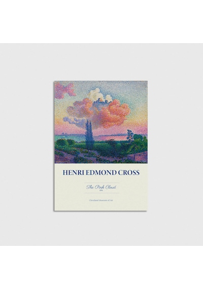Henri Edmond Cross The Pink Cloud Çerçevesiz Poster Duvar Dekorasyonu Pn11p141