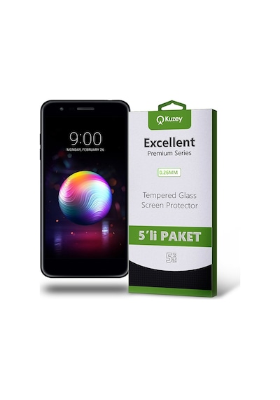 LG Uyumlu K11 Ekran Koruyucu Cam 5 Adet (534061319)