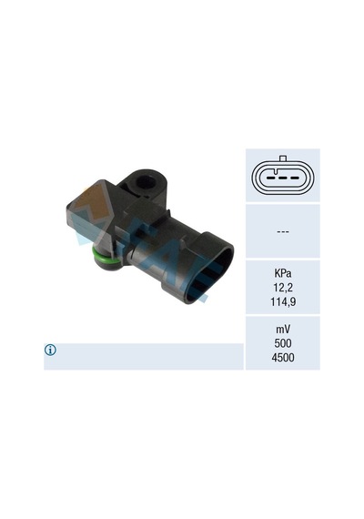 Fae 15143 Emme Manifold Map Basınç Sensörü Cruze-astra H-zafıra B 1.6-1.8 Xer-xep 55563375-1238394 -