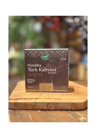 Doğal Adres Hindiba Türk Kahvesi Ginseng + Guarana İlaveli Çözünebilir 20 Şase