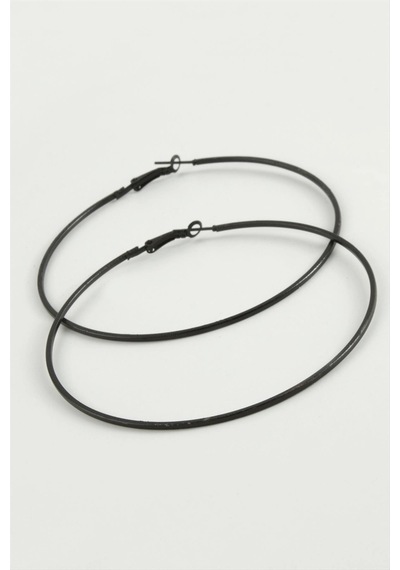 İnce Boru Metal Halka Küpe 8-9-10 Cm çok renkli 06361221