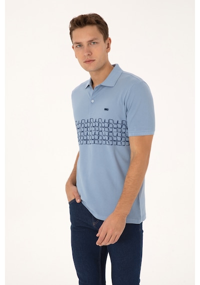 U.S. Polo Assn. U.s. Polo Assn. Erkek Açık Mavi Tişört 50324789-vr003 Acık Mavı